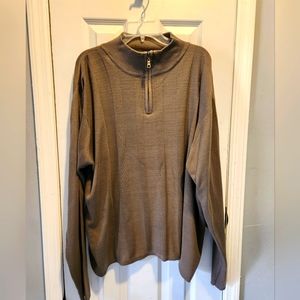 Linea uomo quarter zip pullover sweater